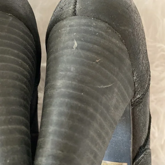 CLARKS | Artisan Black Leather Western Style heel ankle boots women’s 7 - Picture 8 of 8